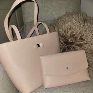 Ted Baker Medium sized Nude colored handbag